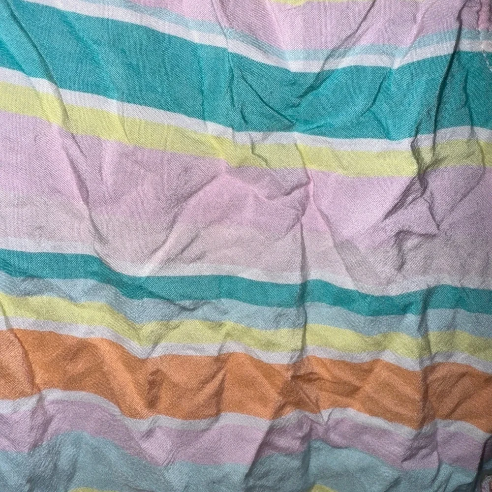 NWOT OshKosh B'gosh 2T Orange and Green Tank Top Blouse with Ruffle Detail